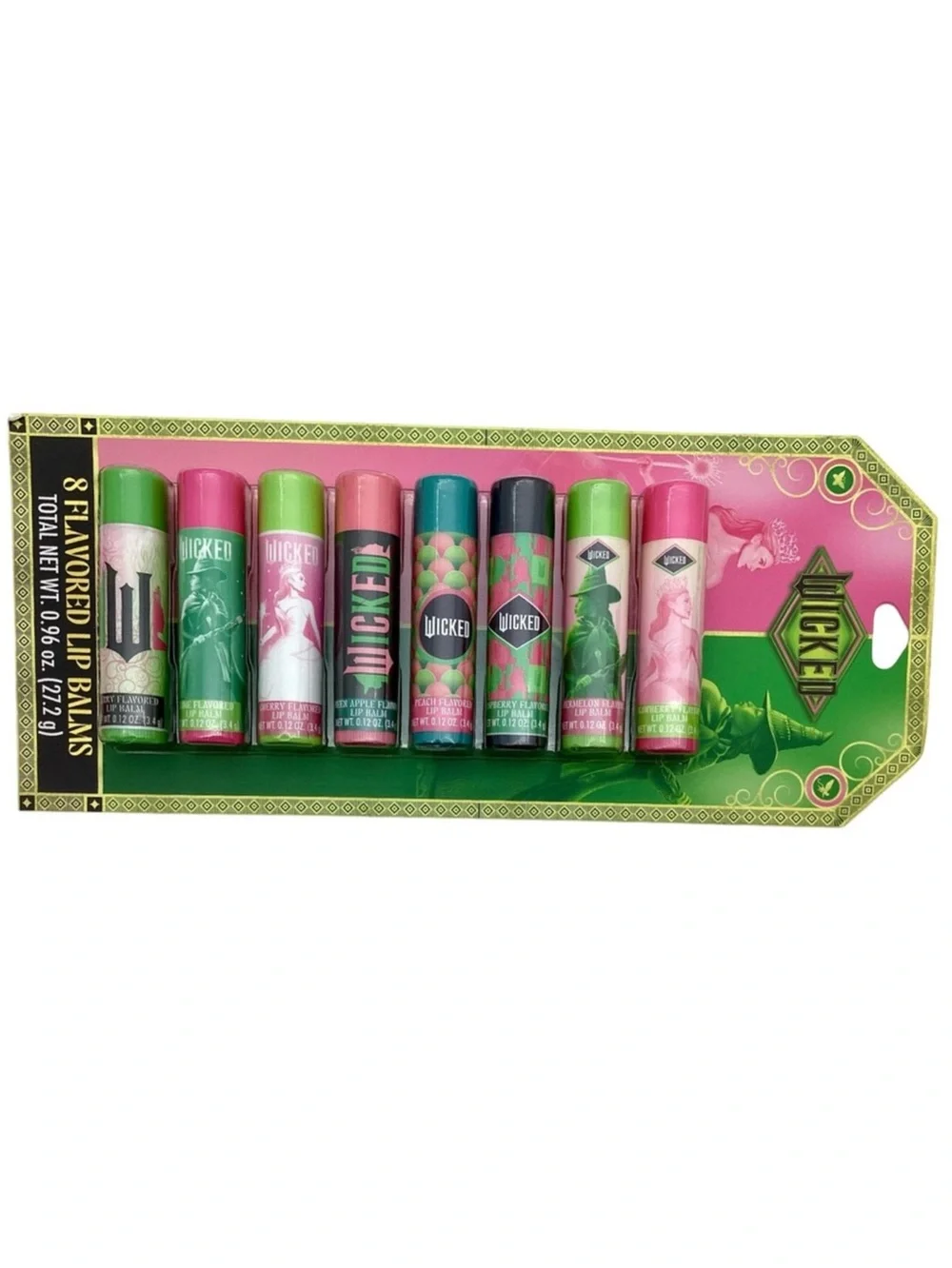 Wicked 8 Pack Flavored Lip Balms (NWT)